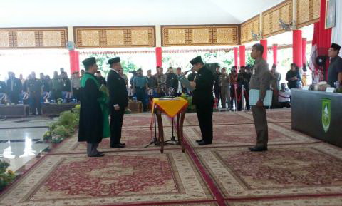 Sekda Definitif Resmi Dilantik, Bupati Amril Tegaskan Langsung Action